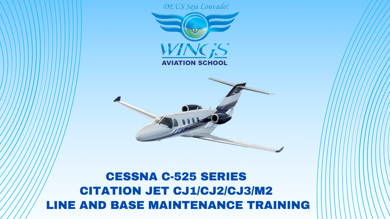 Curso de Manutenção Cessna C-525 Series Citation Jet CJ1CJ2CJ3M2 - Line And Base Maintenance Training