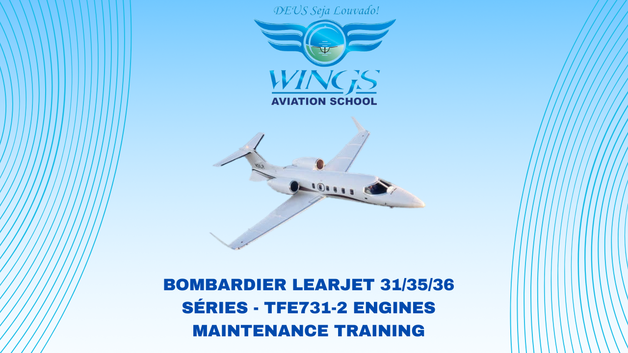 Curso de Manutenção Bombardier Learjet 313536 SÉRIES - TFE731-2 Engines